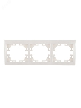 Рамка 3-м Mira горизонт. бел. 701-0200-148