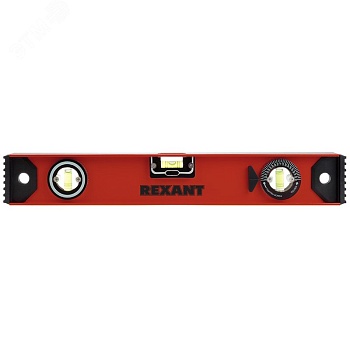 УРОВЕНЬ АЛЮМИНИЕВЫЙ РЕЛЬС, 400ММ - 3 глазка, 1 поворотный, погрешность 0.5-1мм/м., -40...+90°С