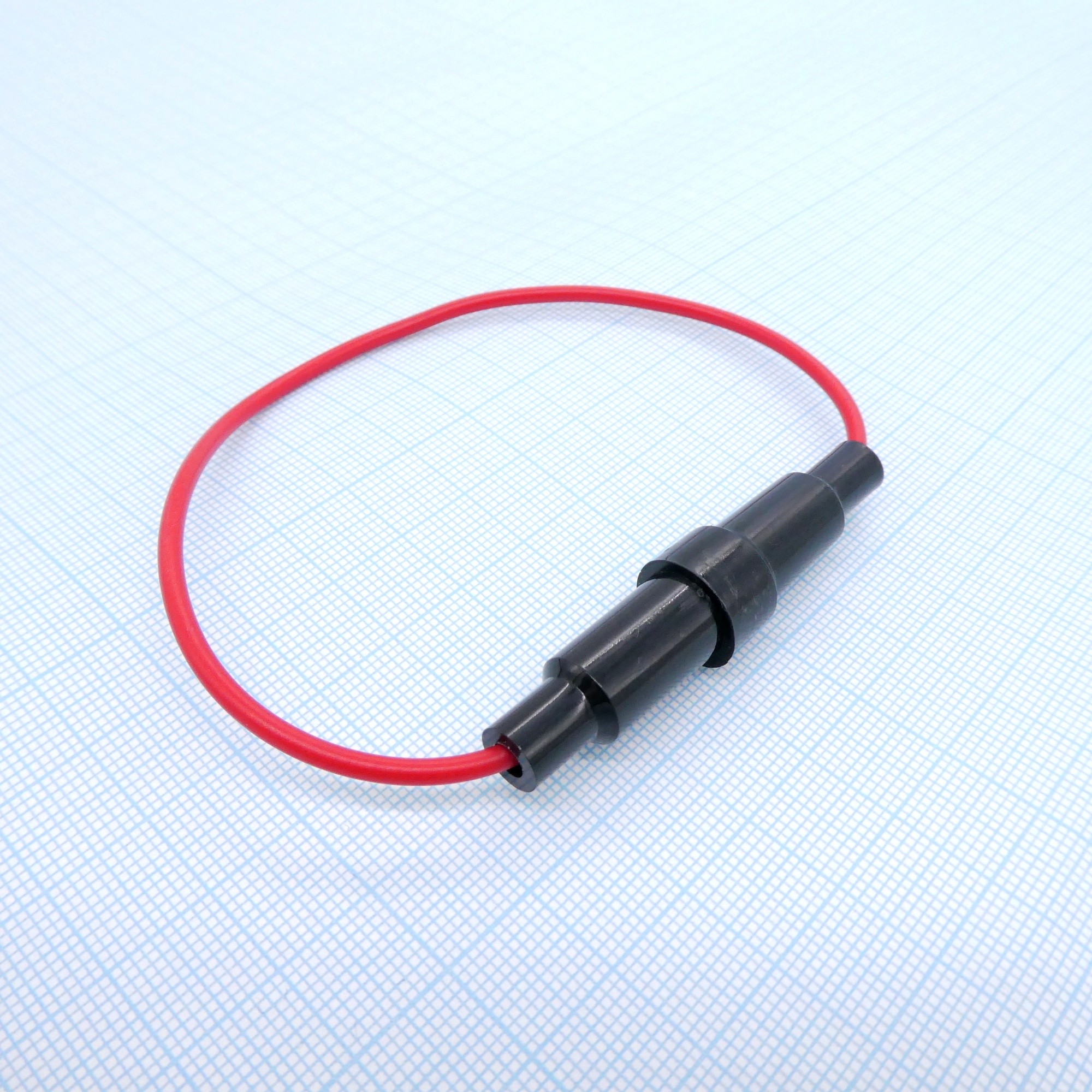 S1059 держ. предохр. (6.3х32) на проводе - Держатель предохранителя S1059 (6.35*31.8 10a 250В), проводной