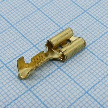 945120100 - Контакт обжимной гнездо 6.35*0.55мм, 24-18AWG