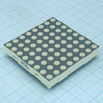 TA23-11CGKWA - Матричный индикатор 58мм/8x8/зеленый/570нм/21-51мкд/ОА