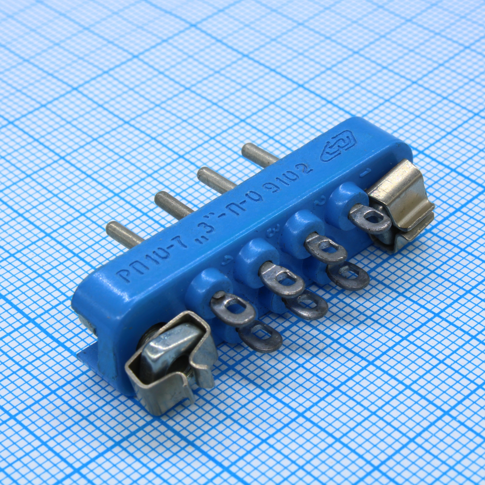 РП10-7 З-П-О вилка - Соединитель  низкочастотный, прямоугольный, внутреннего монтажа