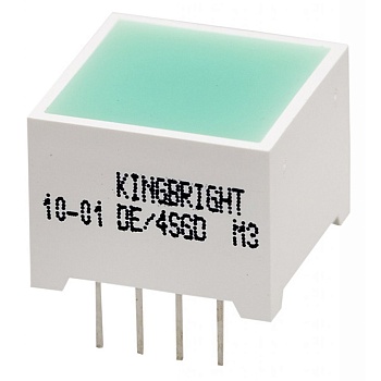 DE/4SGD - LED модуль/15х15мм/зеленый/568нм/40-80мкд