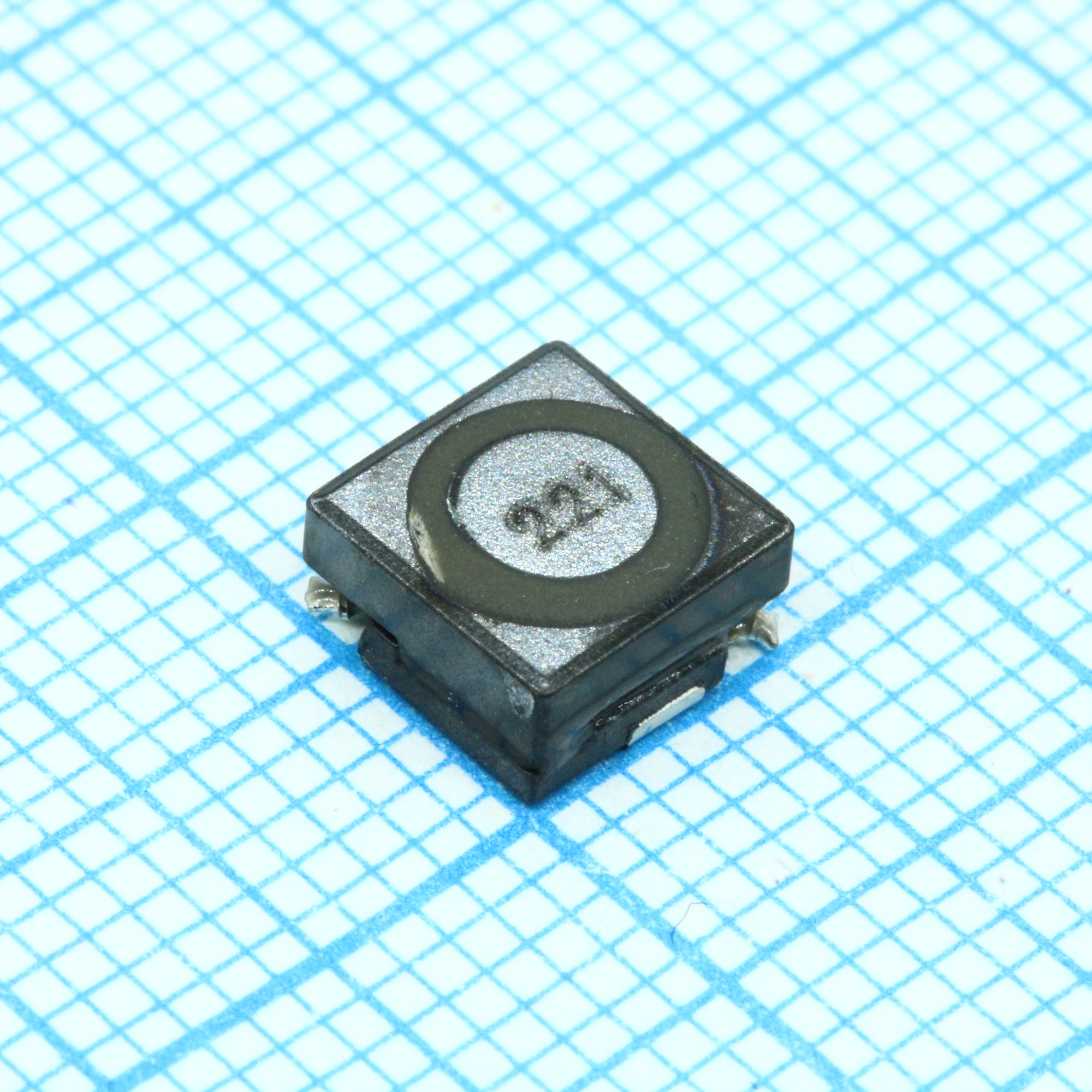 SRR0603-221KL - Катушка индуктивности силовая проволочная экранированная 220мкГн ±10% 1кГц 20Q-Фактор феррит 0.2A 2.7Ом по постоянному току лента на катушке