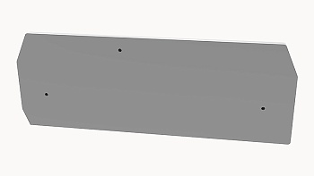 Торцевая крышка D-WS10-TW-01P-11 - Торцевая крышка, для клемм WS10-TW..., цвет: серый