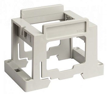 Суппорт под розетку BRAVA на DIN рейку, цвет серый RAL 7035 54840