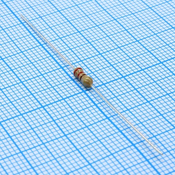 CF25510RJTB050 - Резистор углеродистый 0.25Вт 510Ом ±5% ТКС -350ppm/°C....500ppm/°C