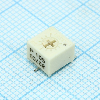 3361P-1-105GLF - Потенциометр однооборотный 1МОм 0.5Вт для поверхностного монтажа