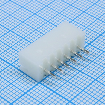 L-KLS1-2.50-06-S - Разъем штыревой однорядный на плату (ТНТ) 6 контактов шаг 2.5мм