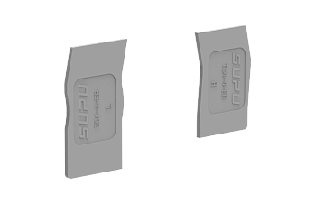 Разделительная пластина TC4-4-GY-EB - Разделительная пластина, для клемм TC4-3..., TC4-4... толщина 1 мм, цвет: серый