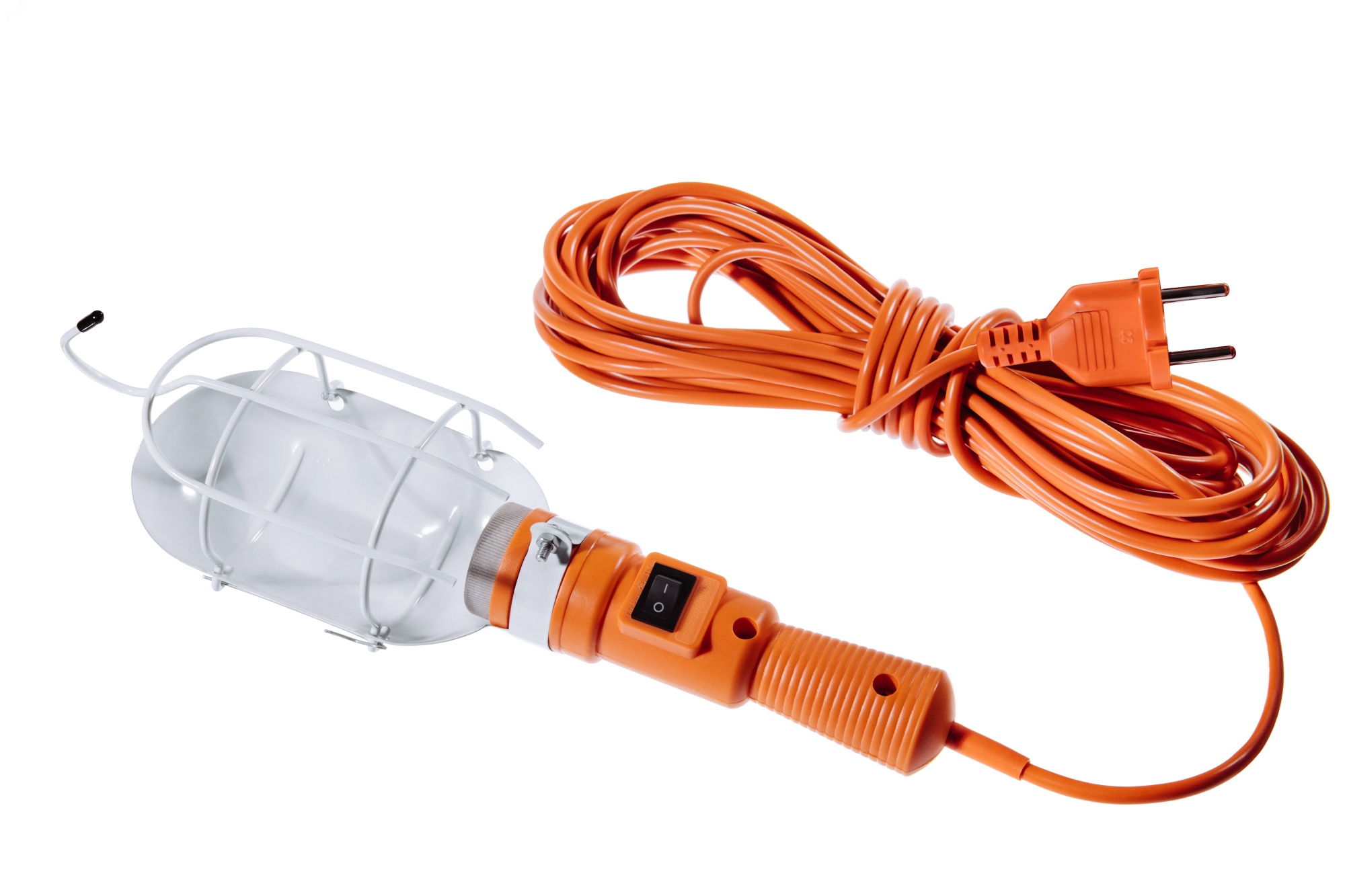 Светильник 60вт 20м переносной с выключателем с решеткой 22050