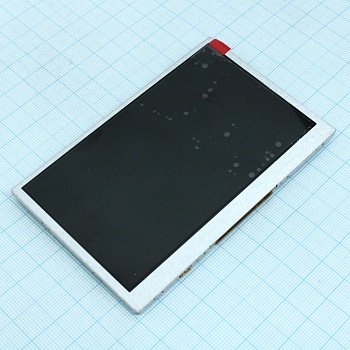 WF43GTIFEDAN0# - TFT 4.3", 480xRGBx272, 8-битный паралл. интерфейс, яркость 500cd/m2, контрастность 500:1, напр. питания 3,1...3,5 В, 6 o’clock, драйвер SSD1963, -20...+70С