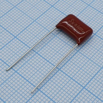 TS02002G103KSB0D0R - Конденсатор металлоплёночный полиэтилентерефталатный 0.01мкФ 400В ±10% (13х6х9мм) шаг выводов 10мм 85°С россыпь