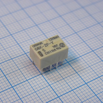 G6K-2PY-5VDC - Signal Relay 5VDC 1A DPDT(10x6.5x5)mm THT