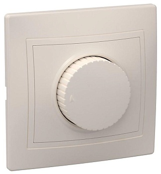 Светорегулятор поворот. СП КВАРТА IP20 ВСР10-1-0-ККм крем. EDK10-K33-03-DM