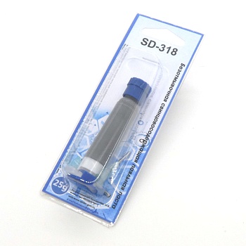 Паста паяльная SD-318 картридж - Свинцовосодержащая,Sn63Pb37