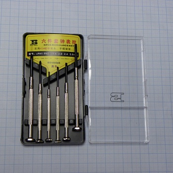 Набор отверток BS468066 - 1x + PH1 / PH2 1x + / 1x-1.4 / 1x-2.0 / 1x-2.4 / 1x-3.0mm