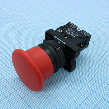 LXA2  (3SA5)-BC42 on-(off) - Переключатель кнопочный на размыкание 10A 400V