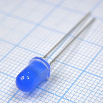 FYL-5013UBD1C - Светодиод 5мм/синий/465нм/1300мкд/55°