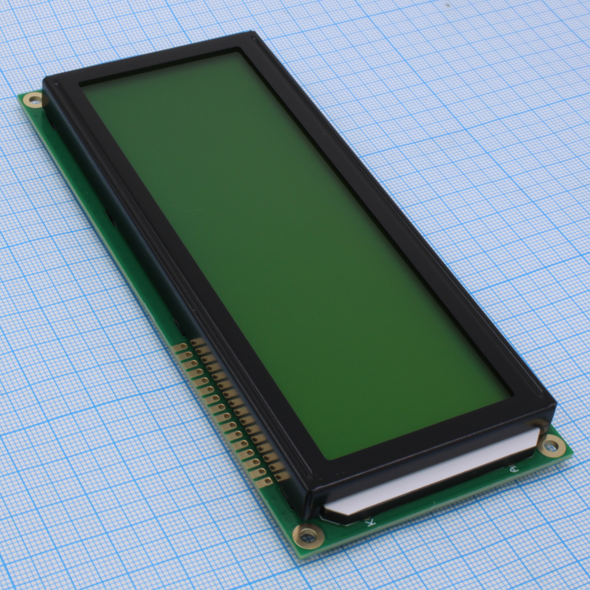 HTM2004C-01Y-T5P 6H - ЖКИ знакосинтезирующий 20 x 4, STN Желто-зеленый Позитивный/прозрачно-отражающий светодиодная подсветка желто-зеленая размеры 146x62.5 мм, видимая область 123x43 мм, -20...70°C, 6 o`clock