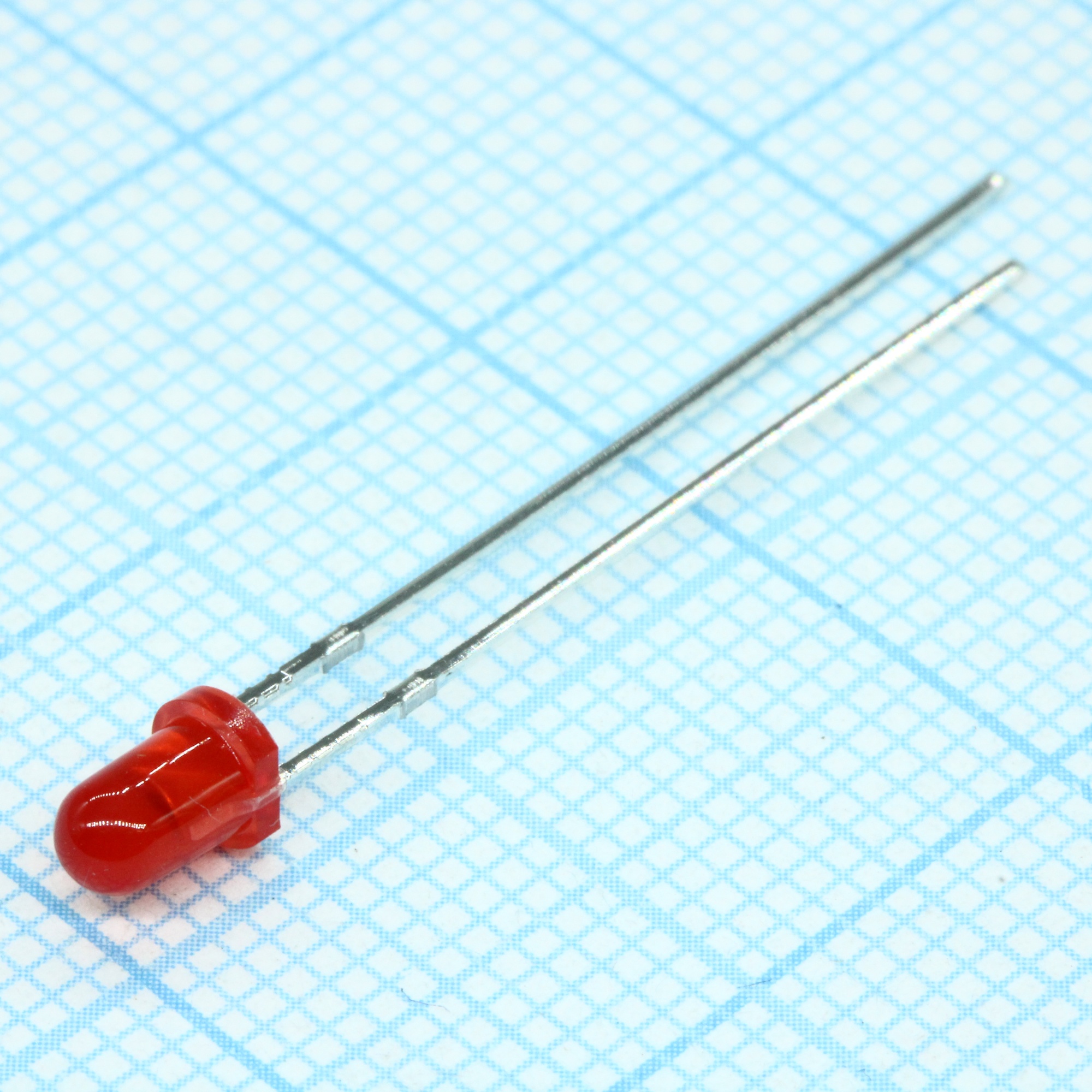 FYL-3014ED1A - Светодиод 3мм/красный/625нм/50мкд/40°