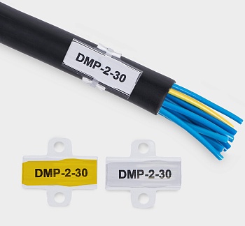 Держатель маркера DMP-2-30 - Контейнер для маркера, крепление на кабеле стяжкой, высота устанавливаемого маркера 4,6 мм, в упаковке 200 держателей для установки маркера HIC