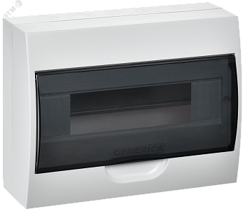 Бокс ЩРН-П-12 мод. навесной пластик IP41 GENERICA MKP12-N-12-41-G