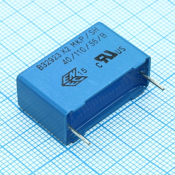 B32923H3474K - фильтр X2  0.47uF 305Vac 10%