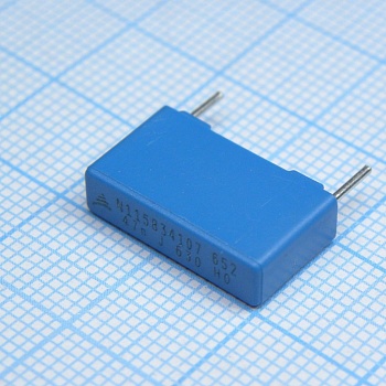 B32652A6473J - Конденсатор металлоплёночный полипропиленовый 0.047uF ±5% 630VDC/250VAC 18 X 5 X 10.5mm) радиальный 15mm россыпь