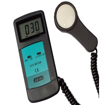 Измеритель освещенности LX-101 - Люксметр высокоточный прибор, его фотоэлемент позволяет производить измерения в низкой области показаний дисплея.