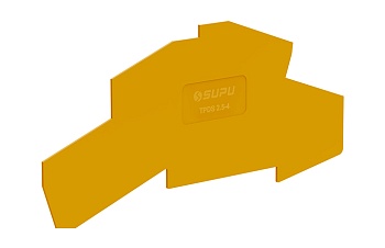 Торцевая крышка TPDS2.5-4-OG-EC - Торцевая крышка для клемм TPDS-2.5-4..., цвет: оранжевый