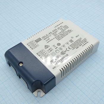 IDLC-45-350 - AC/DC драйвер электропитания светодиодов 45 Вт, стабилизация 57-95В 350мА