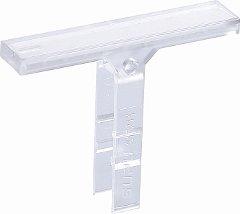 Держатель маркировки 215214 - Держатель маркировки, монтаж на стопор, цвет: прозрачный