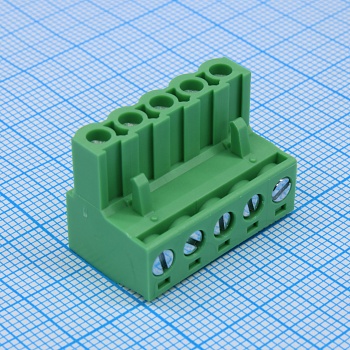 2EDGK-5.08-05P-14-1000A(H) - Разъемный клеммный блок, 5 контактов. Серия 2EDGK-5.08