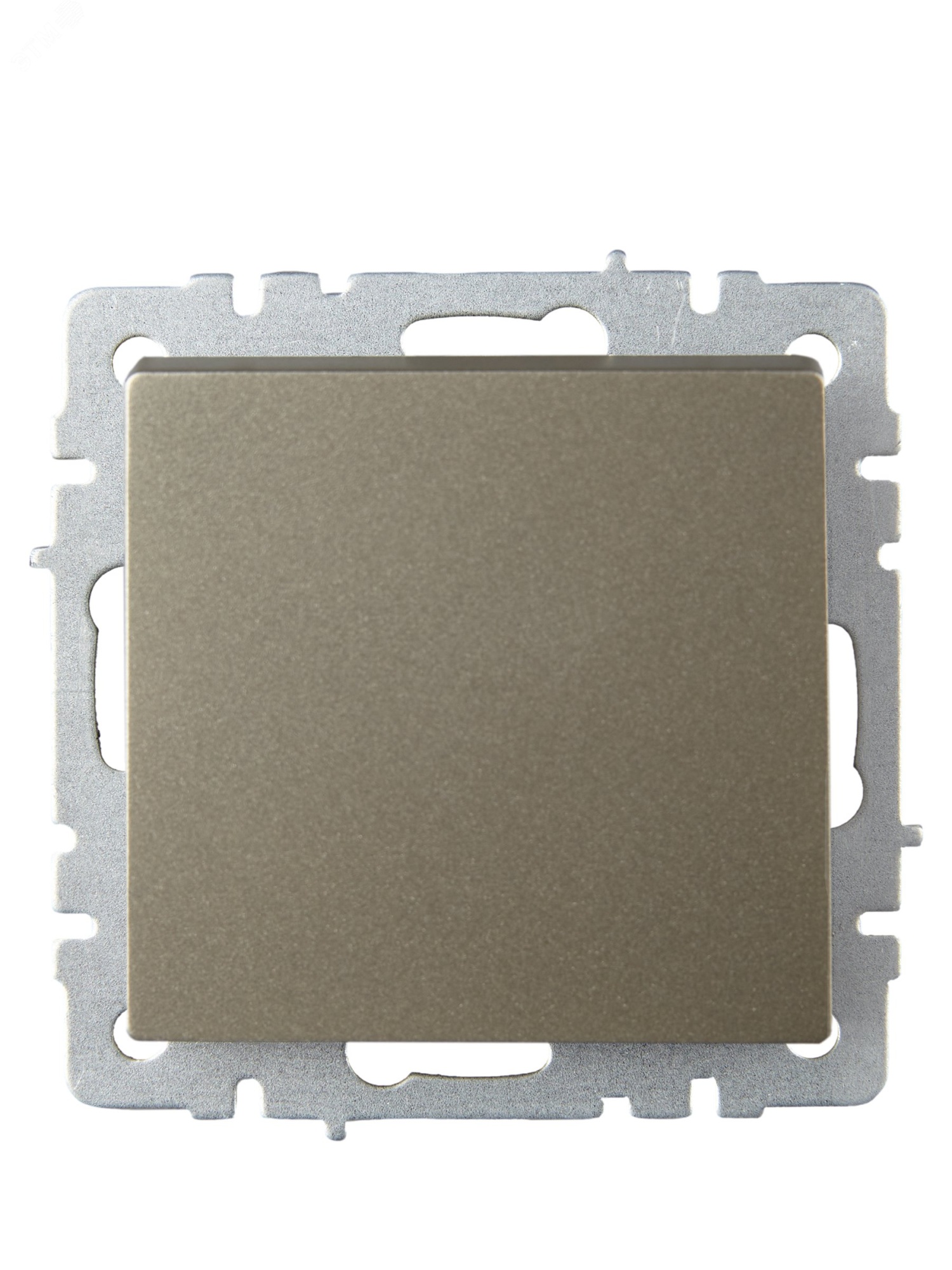 Выключатель проходной 1-кл. СП BRITE ВС10-1-6-БрШ 10А шампань BR-V12-0-10-K37