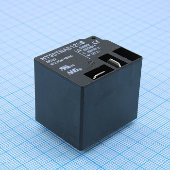 NT90T-N-A-S-DC12V-S-B-0.9 - Реле сигнальное 40А один контакт на замыкание катушка 12В 0.9Вт