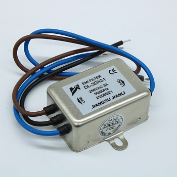 DL-3DX31 - Однофазный сетевой фильтр 3А 250В