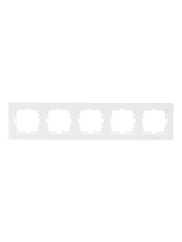 Рамка 5-местн. горизонт. VESNA бел. 742-0200-150