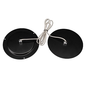 Подвес SPX-HANG-R140-L1000 (BK) 029542 - Аксессуар регулируемый для подвешивания светильников SP-FOCUS-R140-30W. Длина троса 1000мм. Диаметр 140мм. Цвет черный.