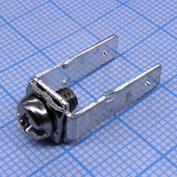 DG10000-TWO PIN+SCREW - Клеммник винтовой 2 зажима