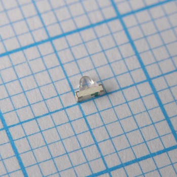 KPDA-1806ZGCK - Светодиод smd 1,8х0,6мм/зеленый/535нм/1900-3200мкд/прозрачный/25°/угловой