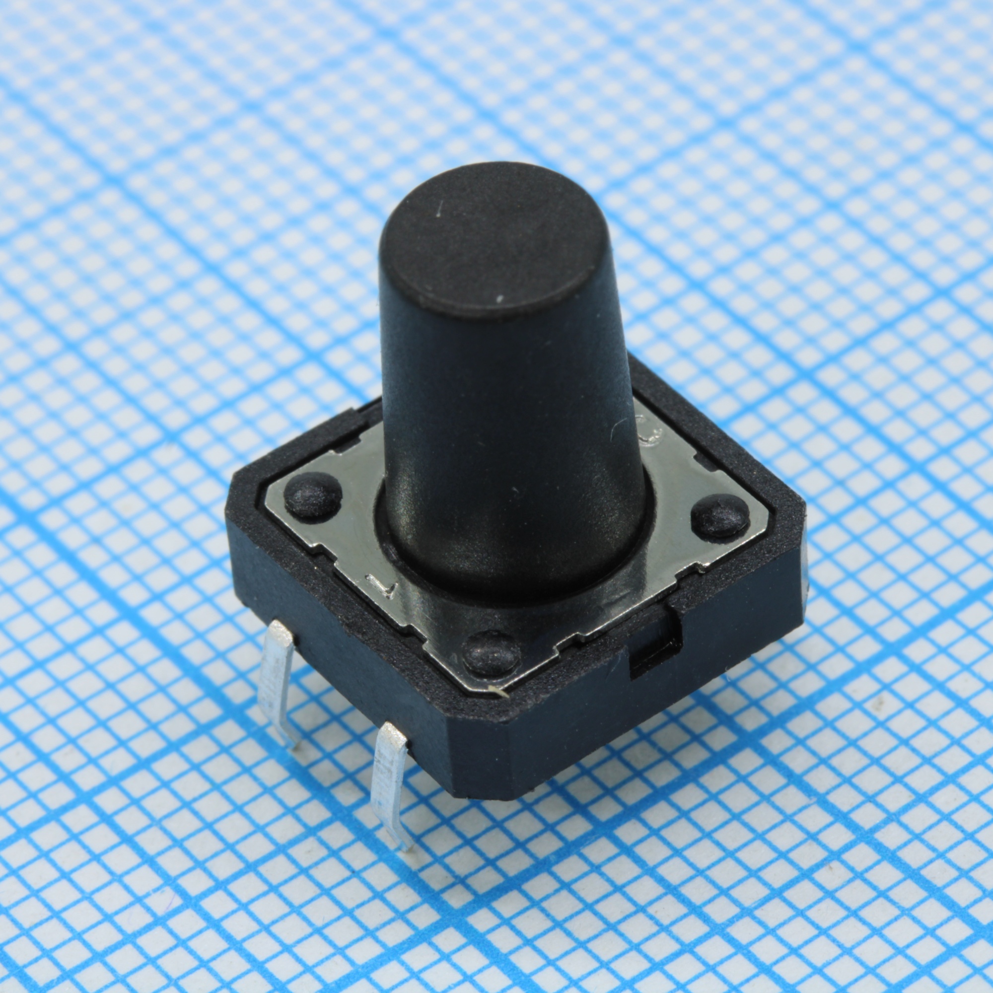 L-KLS7-TS1202-13-180 - Кнопка тактильная 12х12х13мм усилие нажатия 180гр 0.05А 12В 100000 циклов монтаж в отверстие