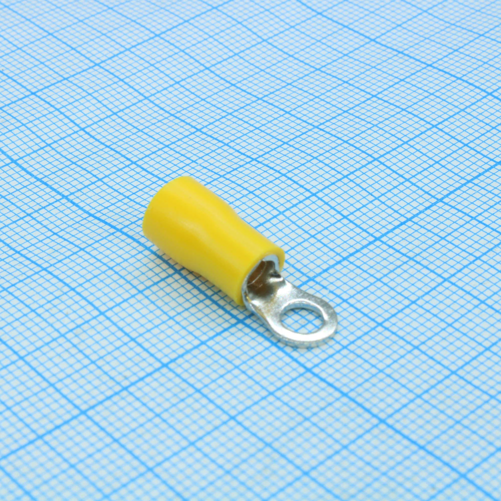 RVS5.5-4 - клемма тип O d4.3mm провод 4-6мм2 Yellow