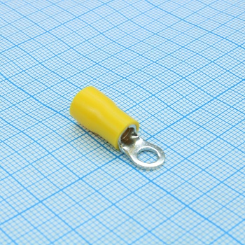 RVS5.5-4 - клемма тип O d4.3mm провод 4-6мм2 Yellow