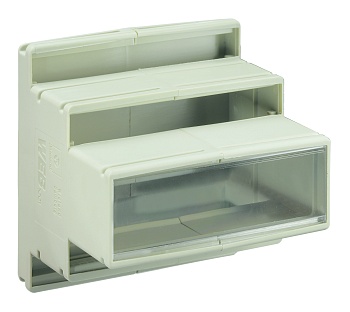 Корпус 87.090.0053.0 - Корпус для РЭА, с универсальным креплением, без печатной платы, габариты корпуса, Ш х В х Г (мм): 93 x 74 x 96, габариты платы, Ш х В х Г (мм): Плата A 93 x 89,6, Плата B 63 x 89,6, цвет: серый, серия wiebox WEB 9