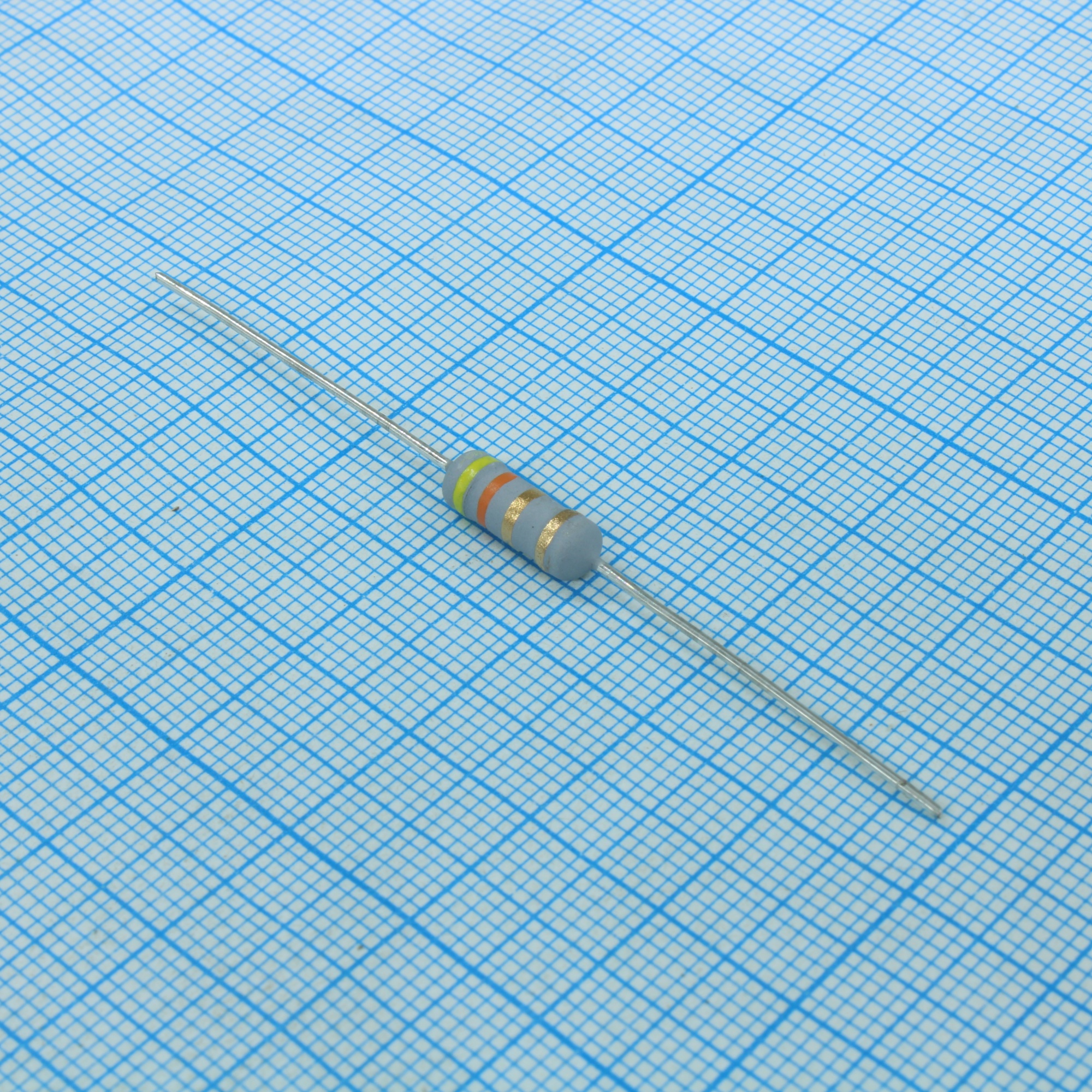 MF100J4R3T - Резистор металлопленочный 1Вт 4.3Ом ±5%