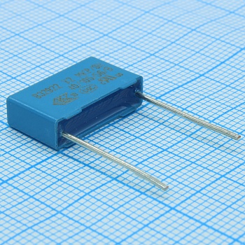 B32922C3104K289 - Конденсатор пленочный помехоподавляющий X2 0.1мкФ 305В переменного тока ±10% (18 X 5 X 10.5мм) радиальные выводы пластиковый прямоугольный корпус 15мм 110°С