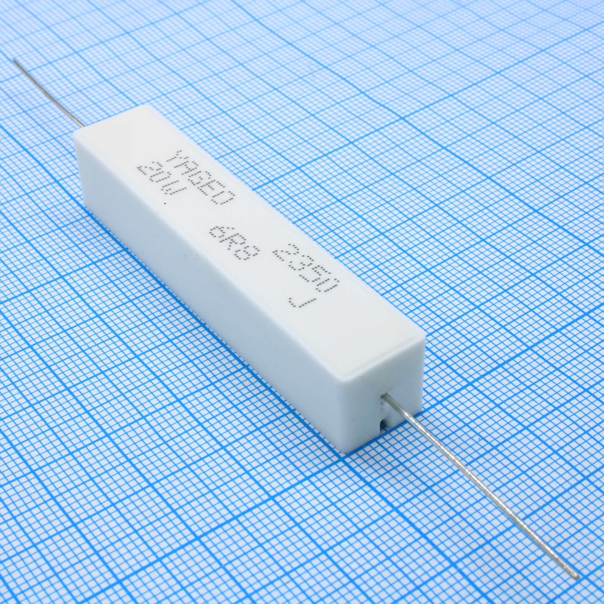 SQP20AJB-6R8 - Резистор керамический цементный аксиальный (SQP) 20Вт 6.8Ом ±5%