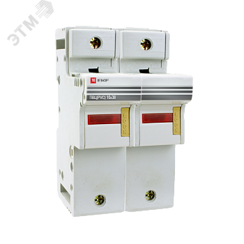 Предохранитель-разъединитель для ПВЦ 10x38 2P (с индикацией) pr-10-38-2