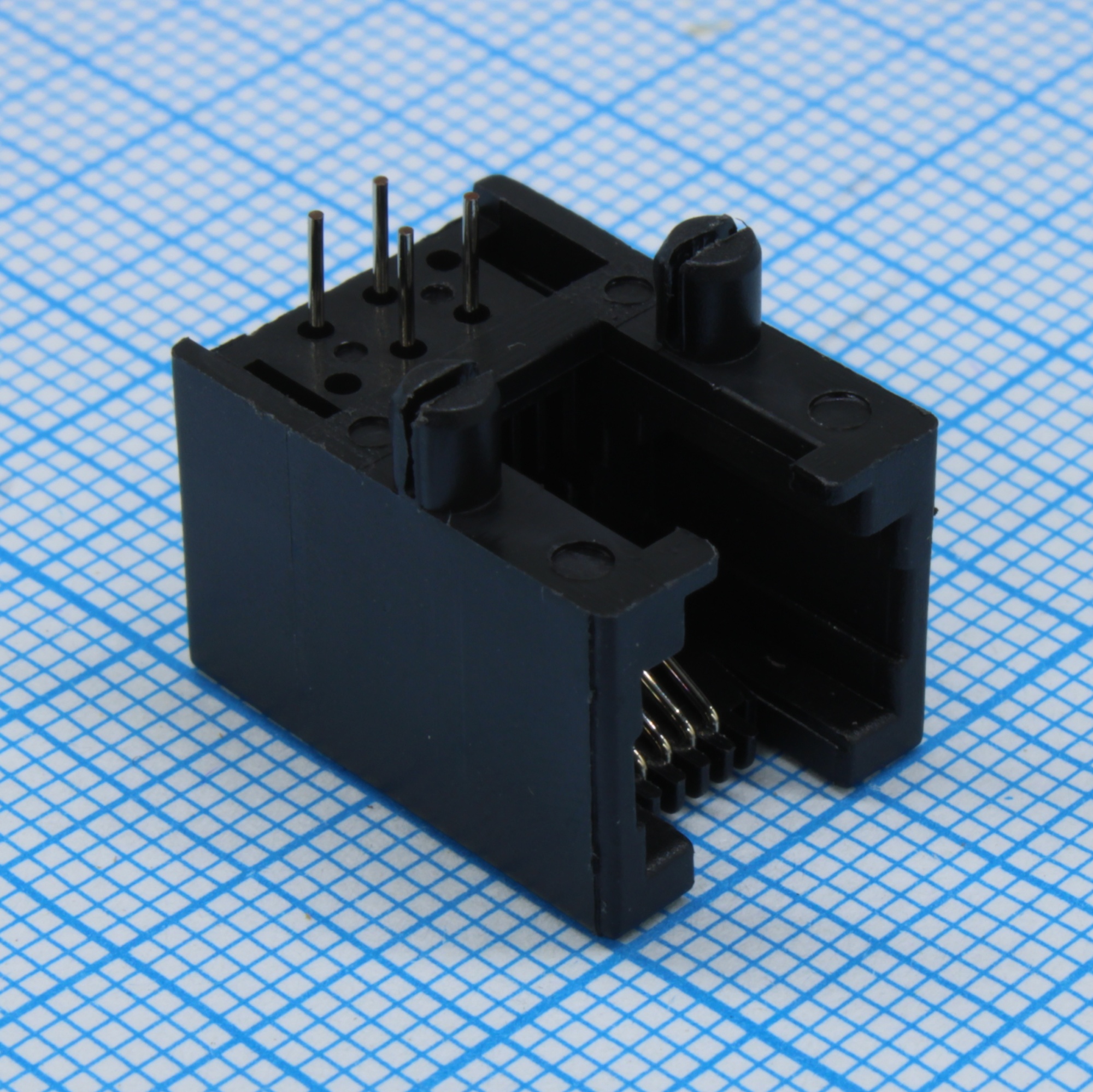 L-KLS12-136-6P4C-1-01 - Разъем 6P4C розетка на плату